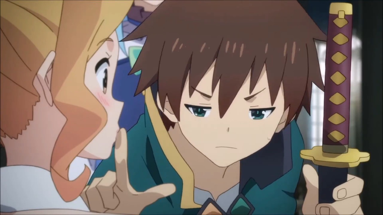 Konosuba! 2 Dub ChunChunMaru Ramenkali (1080p, h264, youtube) at 00:04 — 002_KAZUMA