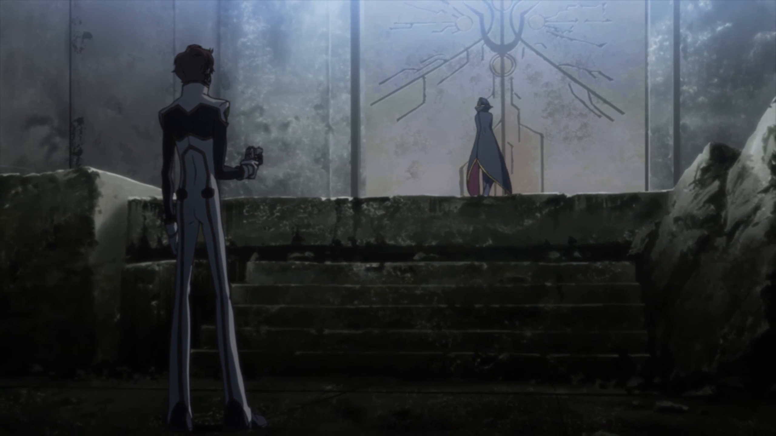 Code Geass - Suzaku Confronts Zero at 00:08 — 03_LELOUCH